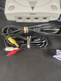 Sega Dreamcast HKT-3020 Console With Two Controllers And Atari Anniversary Game