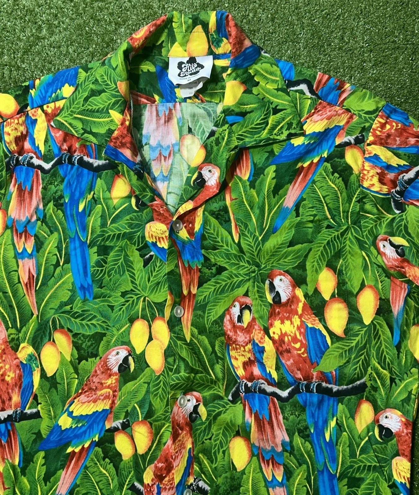 Vintage 90s Hilo Hattie Hawaiian Aloha Shirt Mens Medium Colorful Floral Parrot
Opens in a new windo