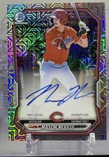 2026 Bowman Mega Box Mason Neville #BMA-MN Chrome Prospect Auto Mojo Refractor