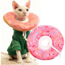 Soft Cat Donut Collar Comfortable Recovery Cone After Surgery Adjustable