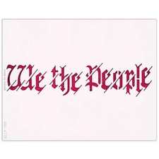 Plantilla We The People - Constitución Bandera de Estados Unidos 1776 10 Mil Mylar Plantilla Reutilizable