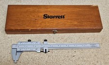 Starrett No. 123 E + M Master vernier caliper - 6" - 150 mm - Made in U.S.A. 