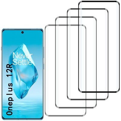 [4 Pack] Screen Protector with OnePlus 12R,Scratch Resistant,Easy-Install,Bub...