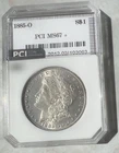 1885 O Morgan beautiful BU coin blinding bright PCI SLABBED 67