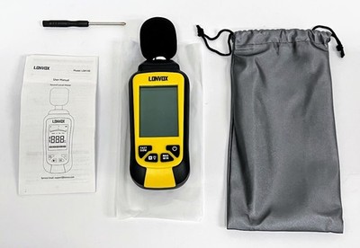 LONVOX LSM100 Handheld Decibel Meter Sound Level Tester w/ Pouch