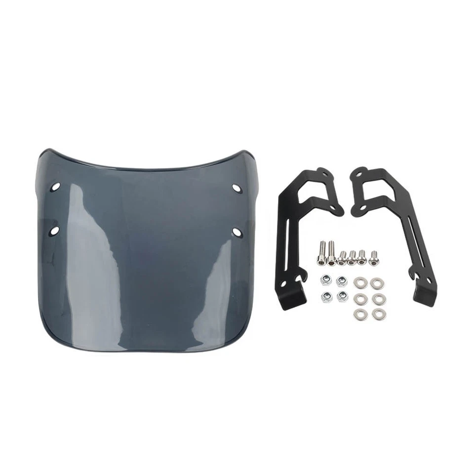 Parabrisas delantero negro para Ducati Scrambler 800 400 2015-2022 Foto 2 de 4