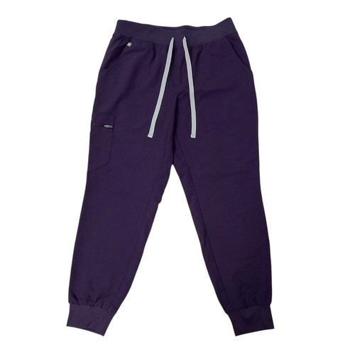 Figs Zamora Jogginghose Scrub Pants Damen Medium Petite lila Uniform Utility Arbeit