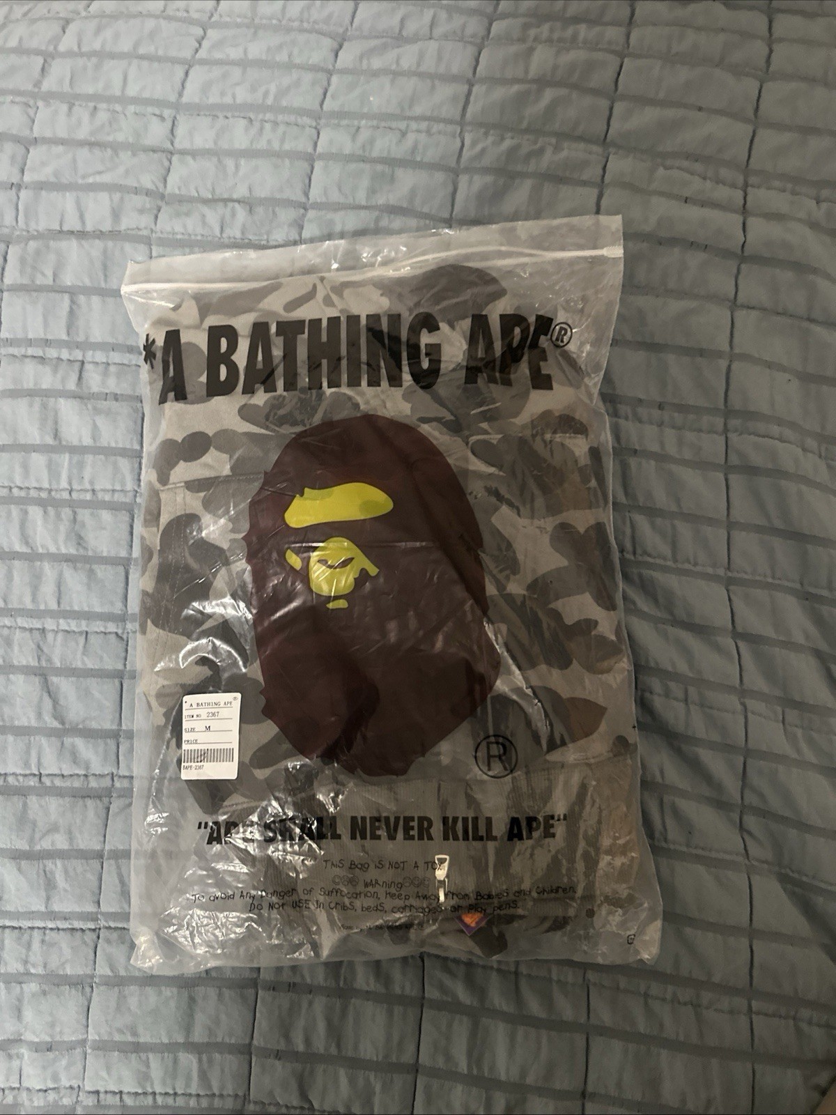 Bathing Ape Black Camo Hoodie 