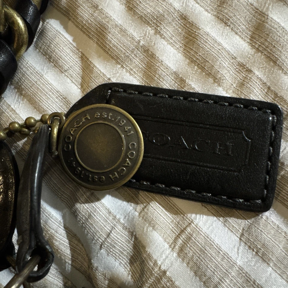 RARO DE COLECCIÓN Cartera Coach 11622 Edición Limitada 65 Aniversario Legacy Bridget con Bolsa para el Polvo  Foto 2 de 4