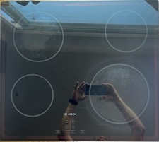 Bosch PKE611D17E 4 Burner Black Glass Electric Ceramic Hob