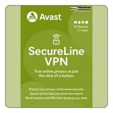 Avast SecureLine VPN 2025 - 10 Devices - 2 Years [Download]