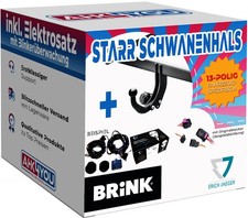 BRINK AHK für VW Golf Fließheck VIII ab 24 + 13-pol ERICH ES SPEZ starr