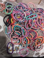 Beautiful Colorful Assorted lot of 25 glass beaded Nepal bracelet