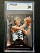 2013 PANINI SELECT CLUTCH PRIZM #8 LARRY BIRD DSG GEM MT 10