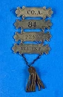 Civil War Co. A 84th Penn. Vol Inf. Veteran Ladder Badge.