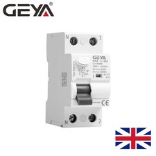GEYA A Type RCD Pulsating DC Circuit Breaker RCCB 2P 63A 30mA 10kA 2P-63-30mA