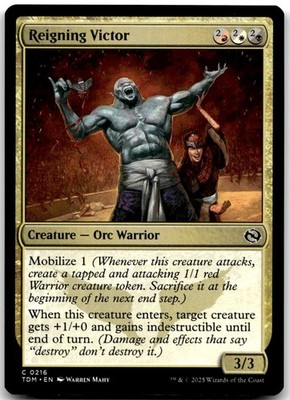 MTG Reigning Victor Tarkir: Dragonstorm TDM #216 common NM DRAGON FILLS
