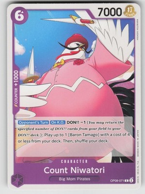 Count Niwatori Playset x4 Cards OP08-071 Common Two Legends One Piece NM