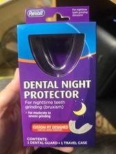 Rexall Dental Night Protector New Sealed For Teeth Grinding Travel Case Included