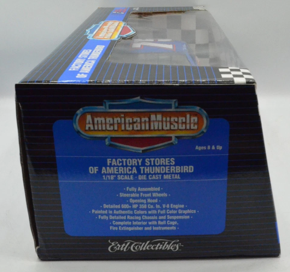 1/18 #75 TODD BODINE 1995 TIENDAS DE FÁBRICA FORD THUNDERBIRD NASCAR DIECAST Foto 4 de 4