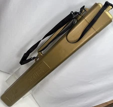 KUU Ski Tube Carrier Sportube Gold Bronze Fishing Rod Adjustable Hard Carry Case