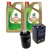 SCT Inspektionspaket 10L Castrol 5W-30 FüR Audi A3 1.8 Tfsi 2.0 A4 Avant VW