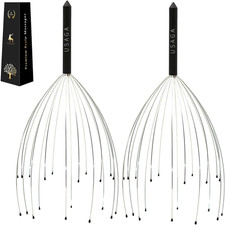 USAGA Head Massager Scalp Massager 20 Fingers Head Scratcher, Stocking Stuffers