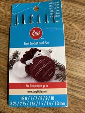 Boye Vintage Steel Crochet Hooks.    FREE SHIPPING