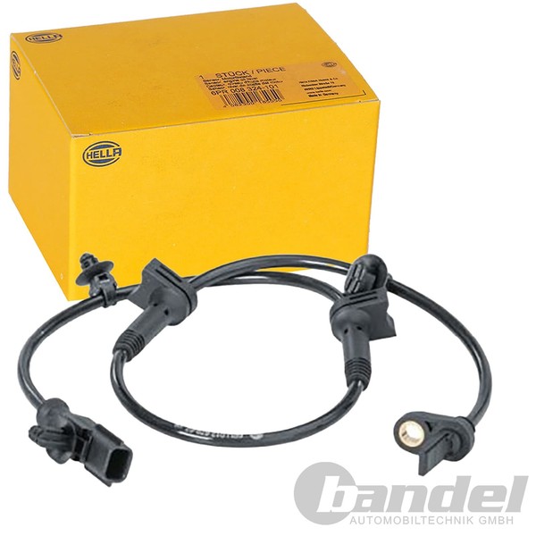 Hella ABS-SENSOR Raddrehzahl Vorne Passend FüR Ford B-MAX Fiesta Tourneo Transit-image