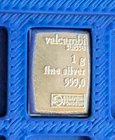 Valcambi 1 gram .999 fine Silver Bar -  With Wallet