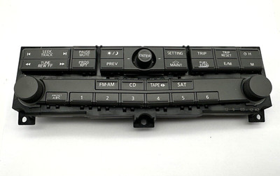 OEM 04-08 Nissan Maxima A34 Navigation Display Radio Audio Panel Switch Gray