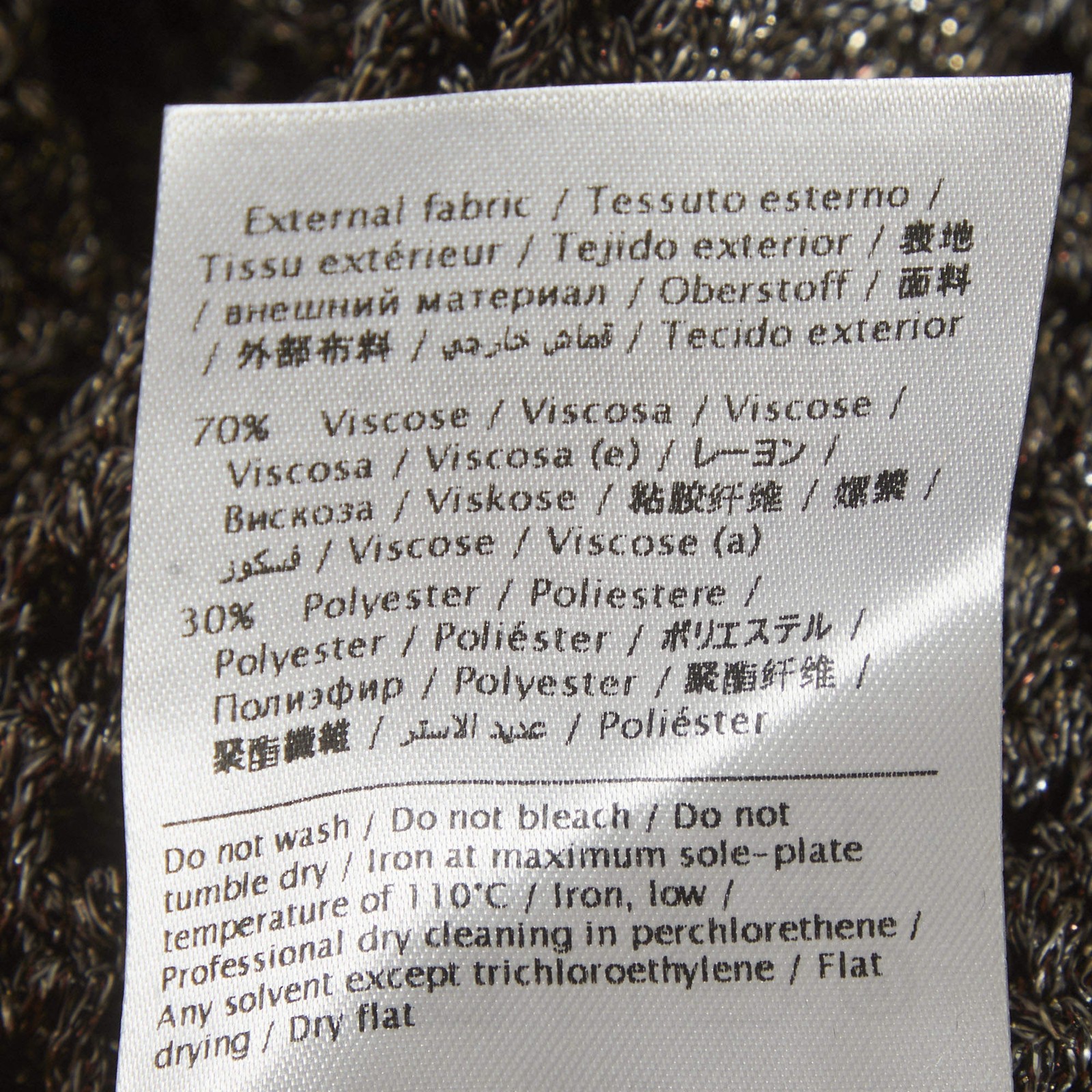 Valentino Metallic Crochet Knit Jumper XS thumbnail 6