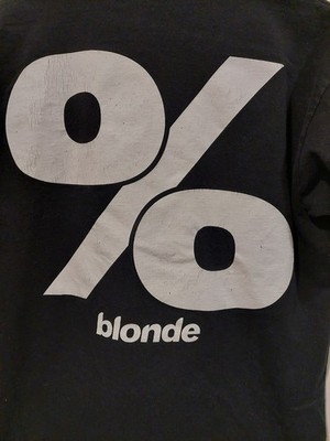 Frank Ocean Blonde 100% Off Shirt Sz Small Official Band Album