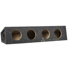 6.5" Speaker Box Enclosure 4 Four Hole High Quality MDF and Carpet Construction