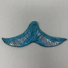 VTG Barbie Clothes 1995 Jewel Hair Mermaid Midge Tail Fin ONLY Blue Shimmer EUC