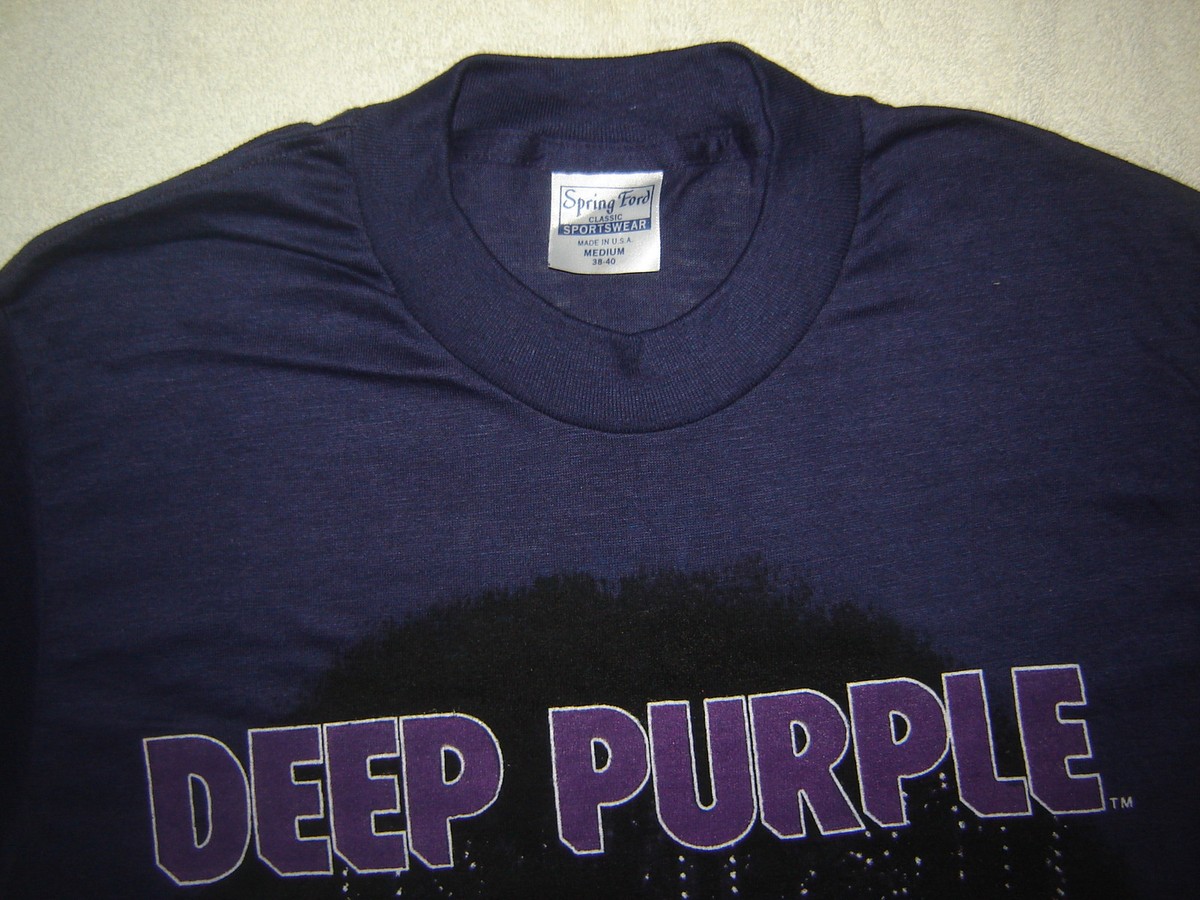Vintage Concert T-Shirt DEEP PURPLE 87 NEVER WORN NEVER