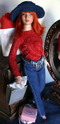 Boneka Alice In Wonderland Inspired Dress 4 10" Heidi Plusczok Doll