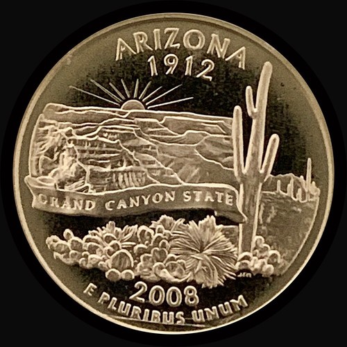 2008-S 25c Arizona Quarter PR70DCAM ICG - Picture 3 of 11