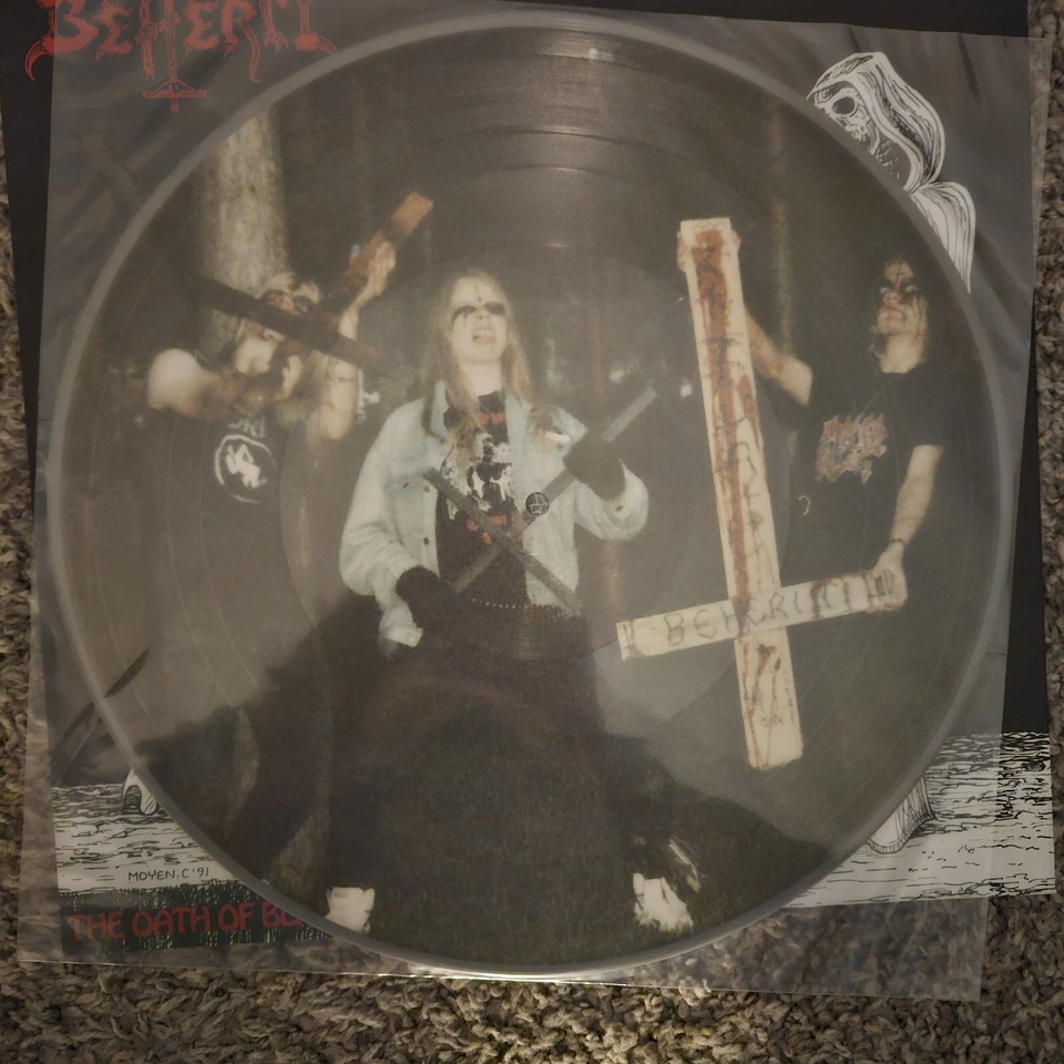Beherit – The Oath Of Black Blood Picture Disc LP - Image 2 of 2
