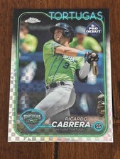 2024 Topps Pro Debut Ricardo Cabrera CHROME X-FRACTOR