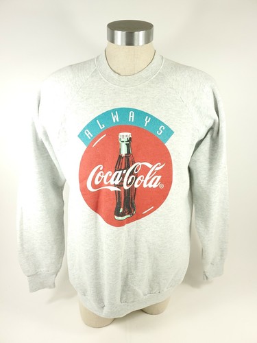 Coca Cola Gray Crewneck Sweatshirt Size 