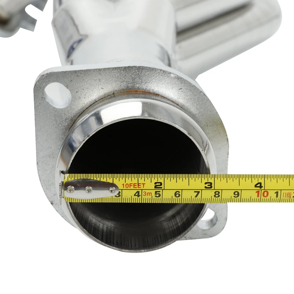 Cabezales de acero inoxidable tubo largo rendimiento 5,7 L Hemi para Dodge Ram 1500 2009-2018 Foto 3 de 4