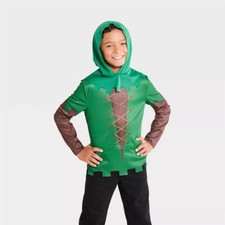 Boys Hyde Eek FOREST HUNTER Robin Hood Halloween Costume Size Sm Med Lar NWT