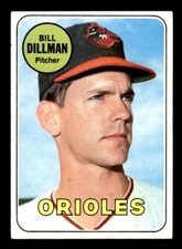 1969 Topps Baseball #141 Bill Dillman EX *f4