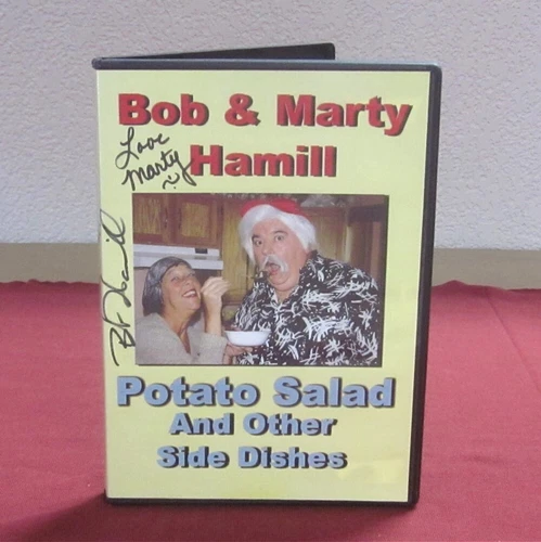 BOB & MARTY HAMILL autograph Potato Salad and Other Side Dishes DVD comedy 