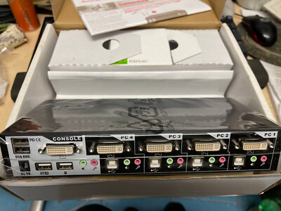 Avocent SwitchView DVI 4 SVDVI10-001 NEU Multiswitch 