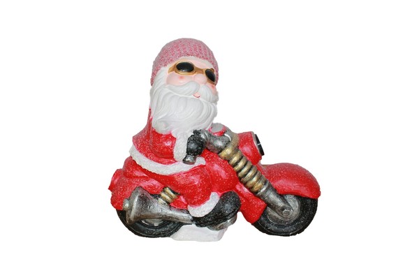 Deko Weihnachtsmann Santa Norbert Xxl - 48Cm - Weihnachtsfigur Keramik Mgo - Out-image