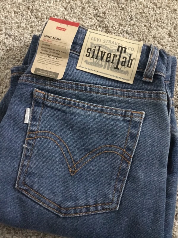 girls levis mini mom jeans MSRP $44