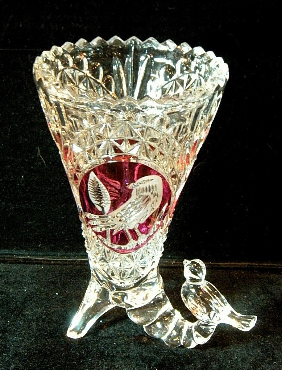 Hofbauer Ruby Byrdes Lead Crystal 6