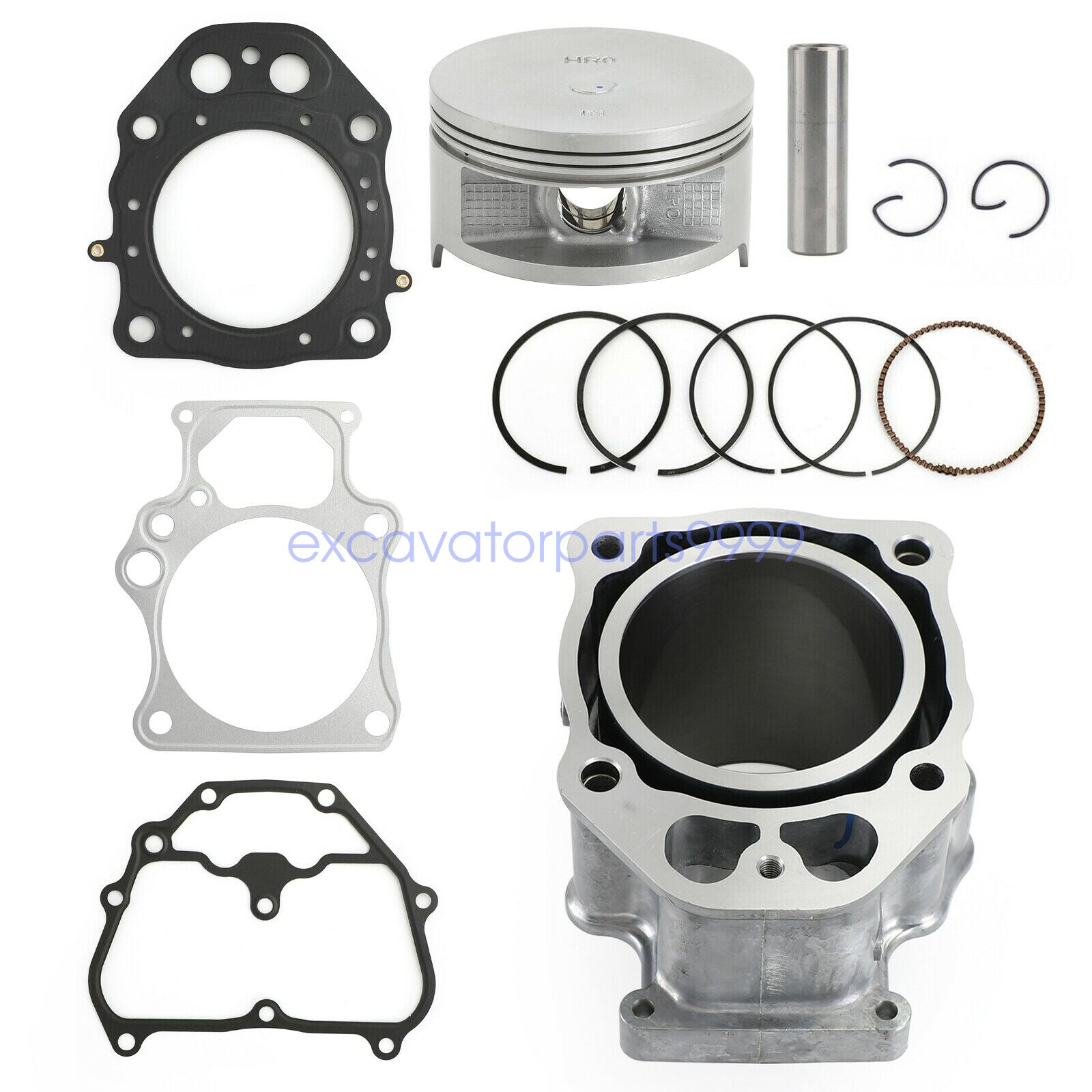 Cylinder Top End Kit Fits 2012-19 RUBICON Honda 2015-2021 SXS500M2 Pioneer 500 E - Foto 11